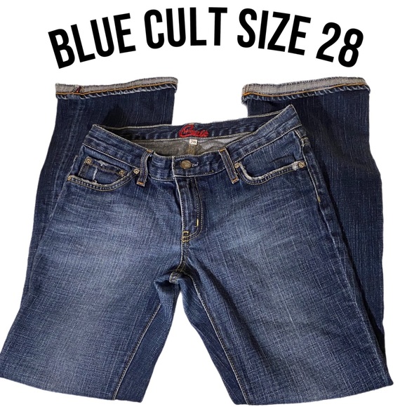 Blue Cult Jeans size 28 flare leg - Picture 1 of 8
